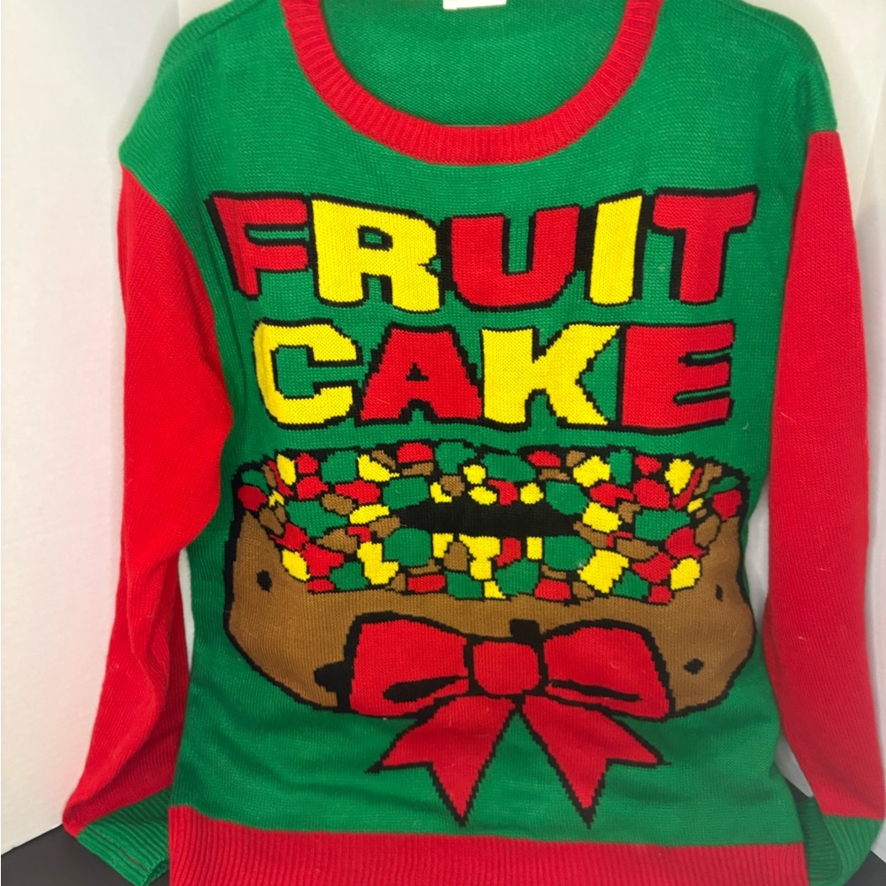 Colorful Fruit Cake Sweater